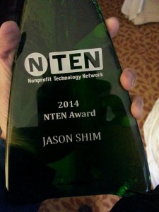 2014 NTEN Award for Jason Shim