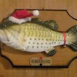 singing bass wall plaque