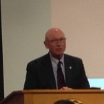 Dr. Gene Tempel of Indiana University Lilly School of Philanthropy addresses Bay Path College