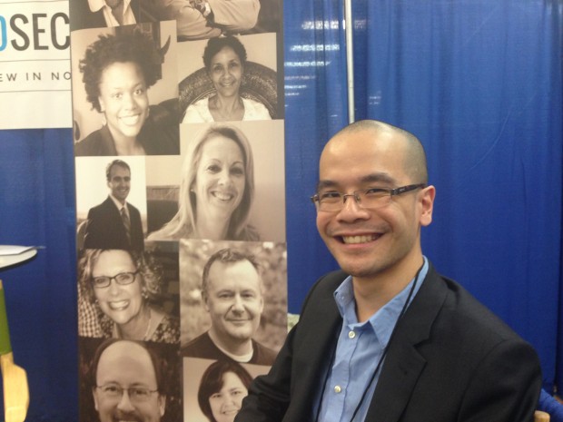 Jason Shim at Third Sector Today Booth