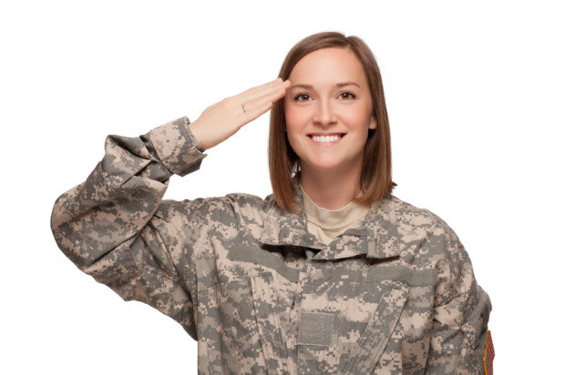 Female Uniformed Veteran